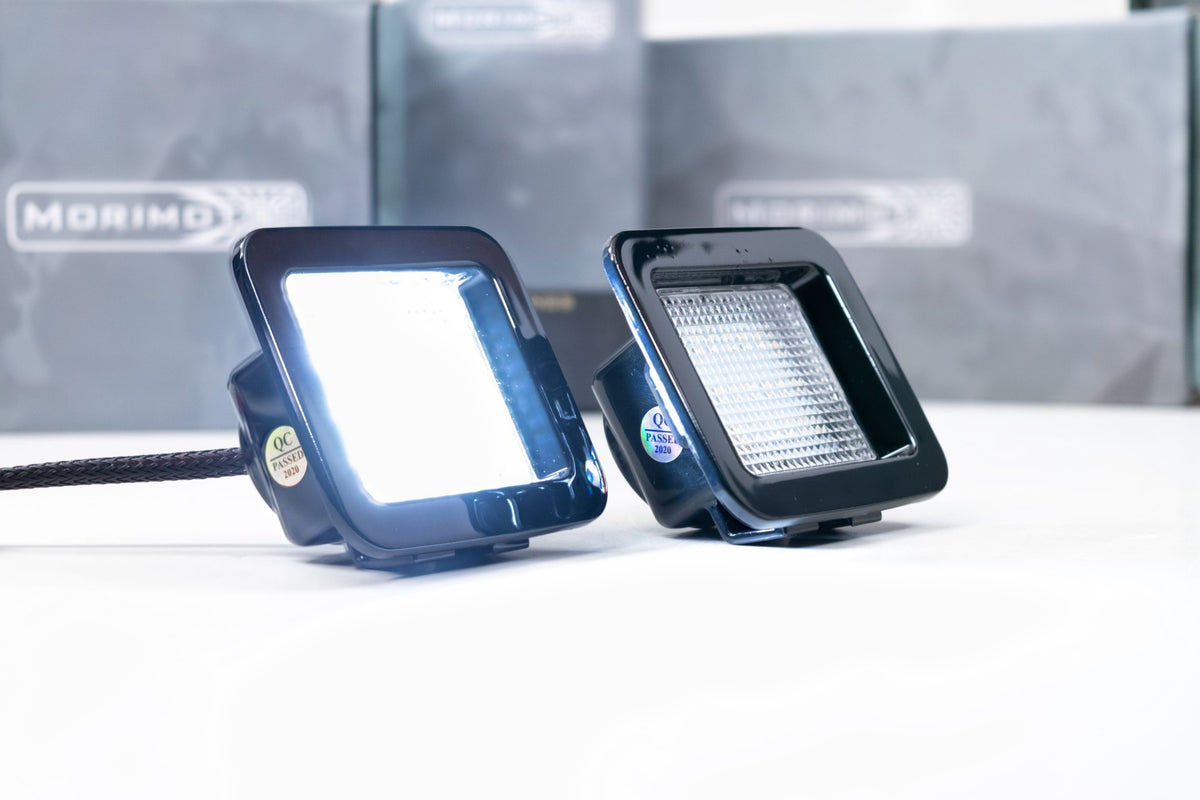XB LED License Plate Lights: Ford F-150 (15-23 / Set)