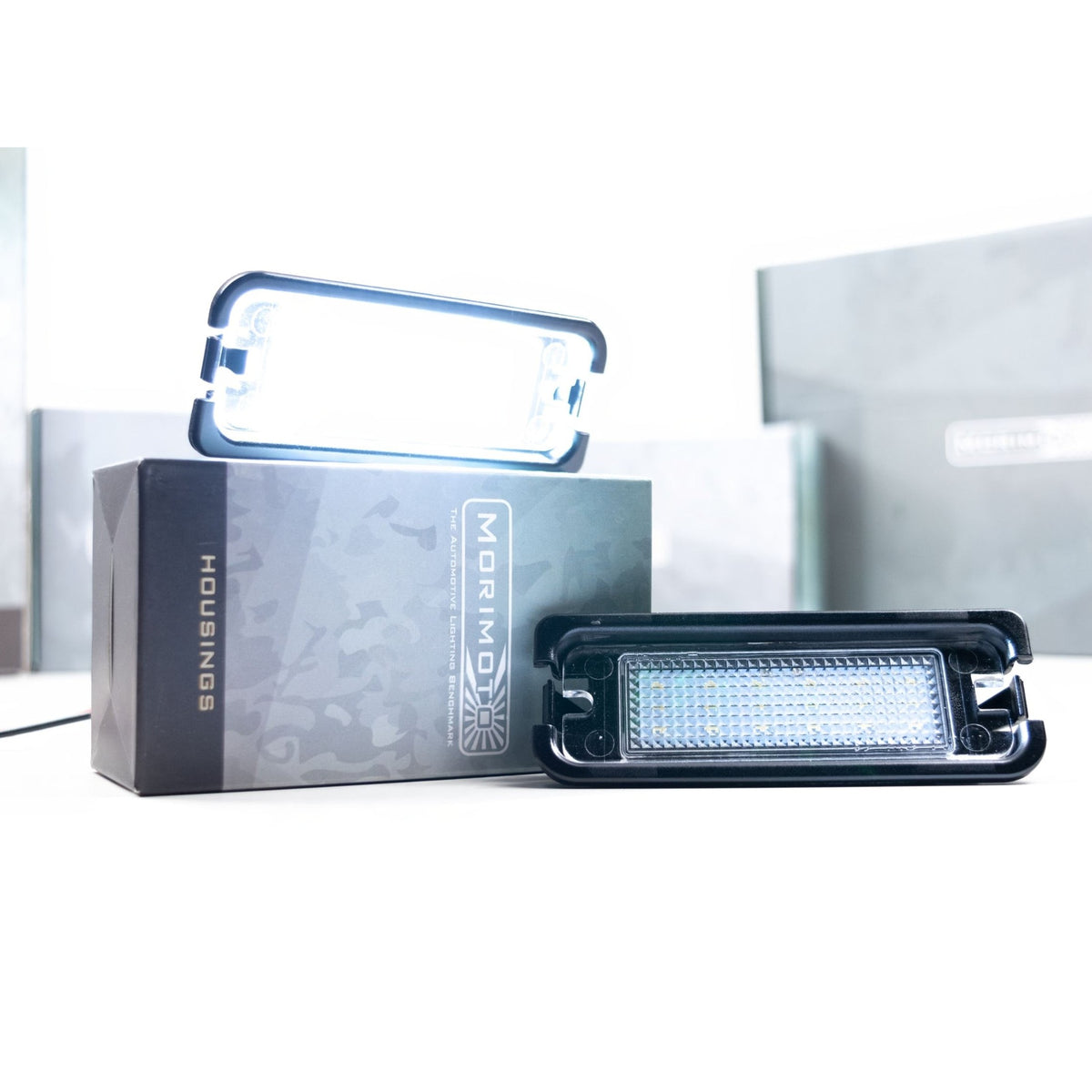 XB LED License Plate Lights: Ford Mustang (15-20 / Set)