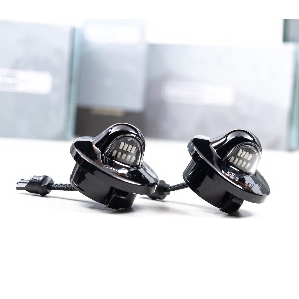 XB LED License Plate Lights: Ford Trucks (90-16 / Set)