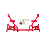 BMR Suspension BMR 05-14 S197 Mustang K-Member w/ 1/2in Lowered Motor Mounts and STD. Rack Mounts - Red