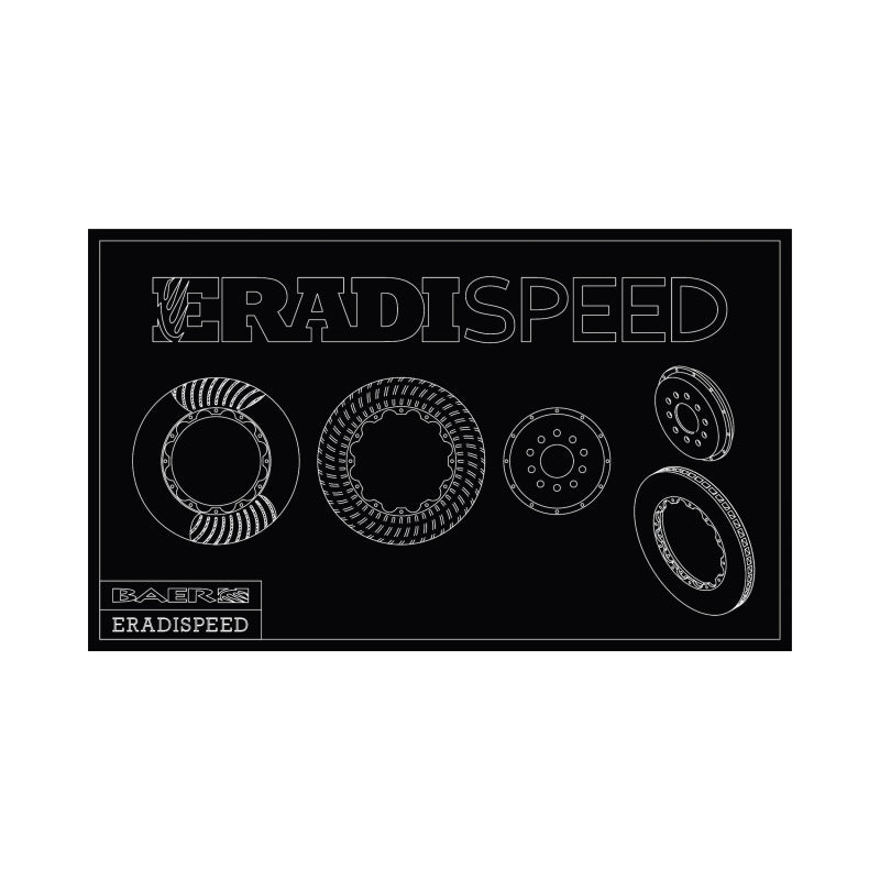 Baer Brakes Baer Brakes 2024 Ford Mustang (S650) Eradispeed+ Front 2-Piece SDZ Performance Brake Rotors