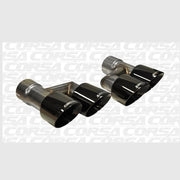 CORSA Performance Corsa 2015-2017 Ford Mustang GT 5.0 Black Quad Tips Kit