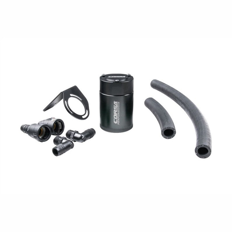 CORSA Performance Corsa 2018-2023 Ford Mustang GT 5.0L V8 Oil Catch Can