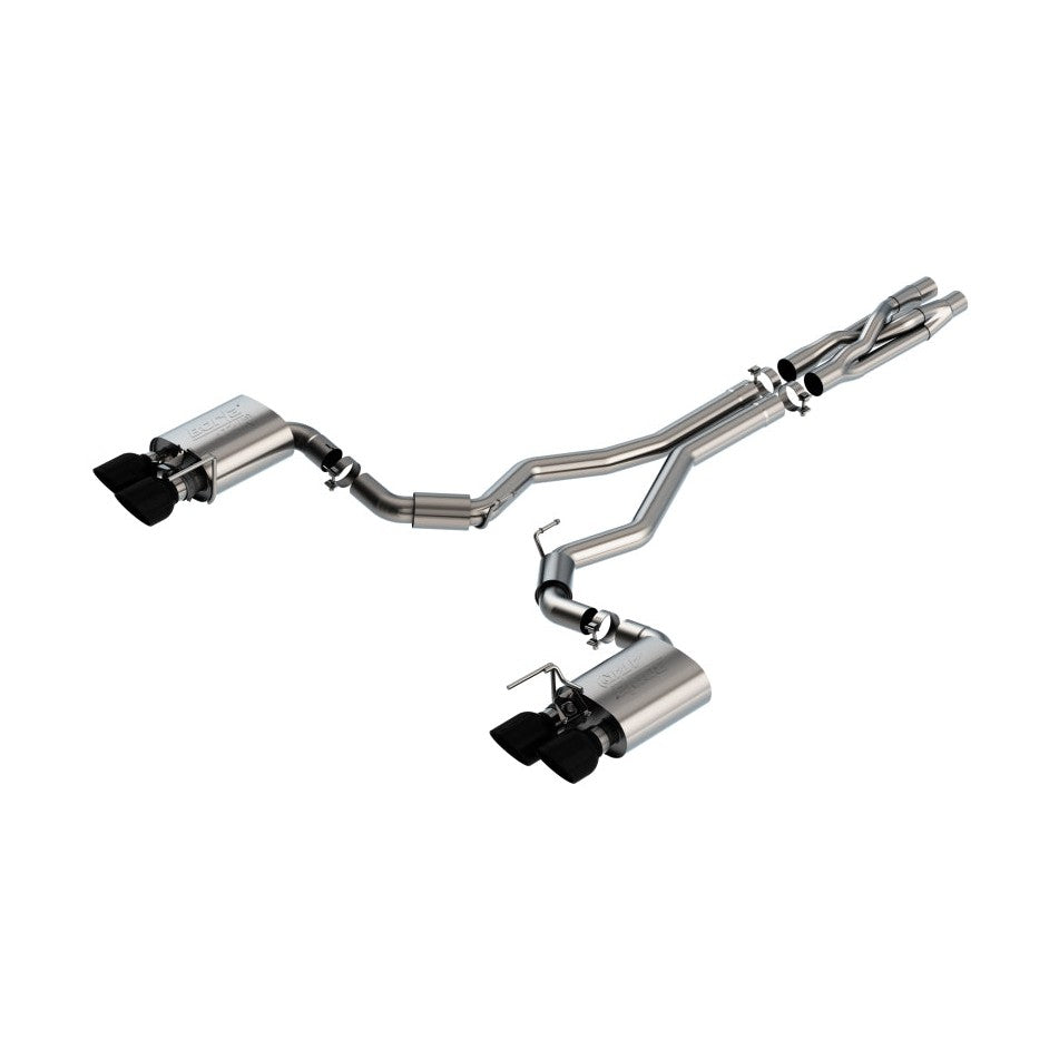 Borla Borla 2020 Ford GT500 5.2L AT 3in ATAK CatBack Exhaust w/ Black Chrome Tips