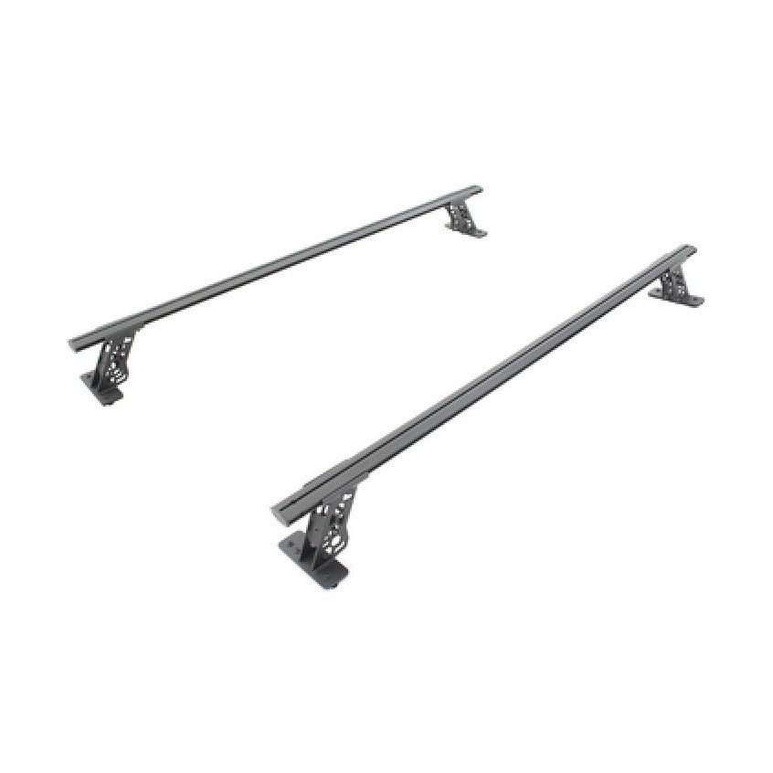 Go Rhino Go Rhino 15-22 Ford F-150 / 07-21 Toy. Tundra XRS Cross Bars Kit - Tex Blk (Attch Tonneau Cvr T-Trk)