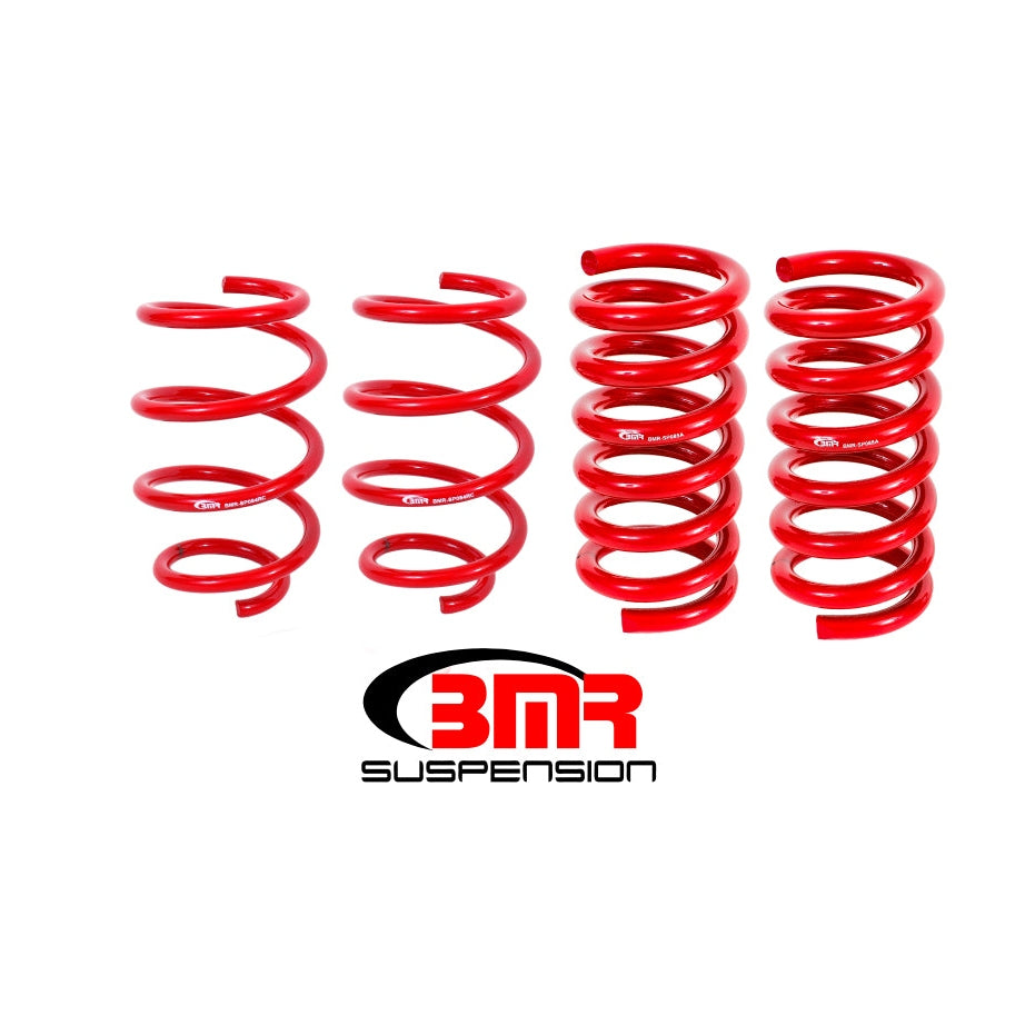 BMR Suspension BMR 15-17 S550 Mustang Handling Version Lowering Springs (Set Of 4) - Red