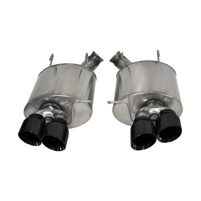 CORSA Performance Corsa 2013-2014 Ford Mustang Shelby GT500 5.8L V8 Black Sport Axle-Back Exhaust