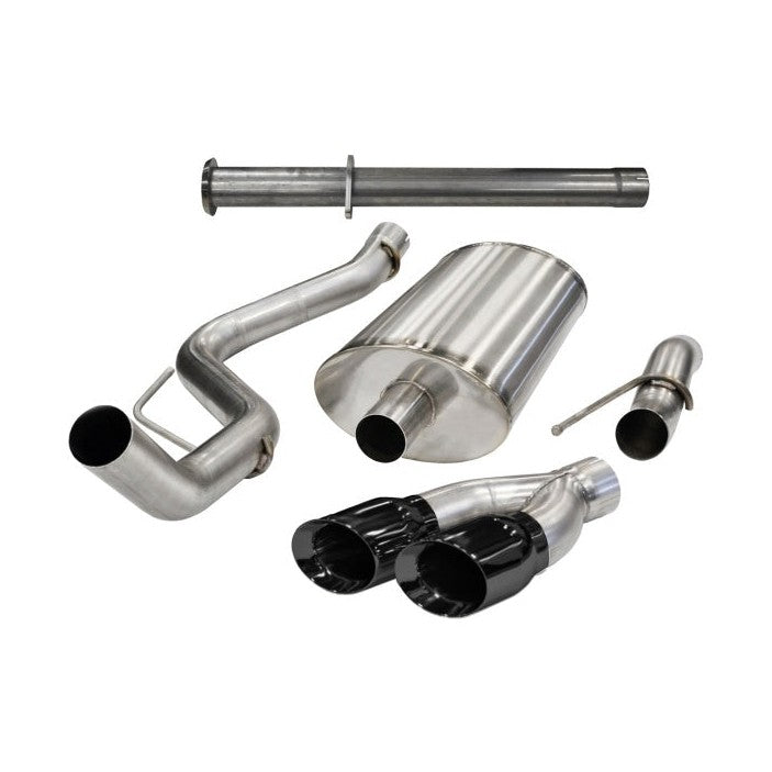 CORSA Performance Corsa 2011-2014 Ford F-150 Raptor 6.2L V8 133in Wheelbase Black Xtreme Cat-Back Exhaust