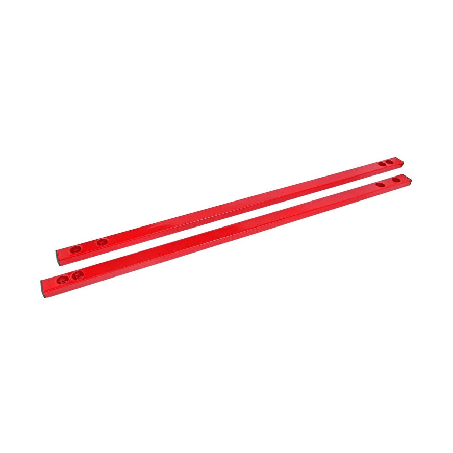 BMR Suspension BMR 15-17 S550 Mustang Super Low Profile Chassis Jacking Rails - Red