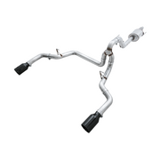 AWE Tuning AWE Tuning 2015+ Ford F-150 0FG Dual Exit Performance Exhaust System w/5in Diamond Black Tips