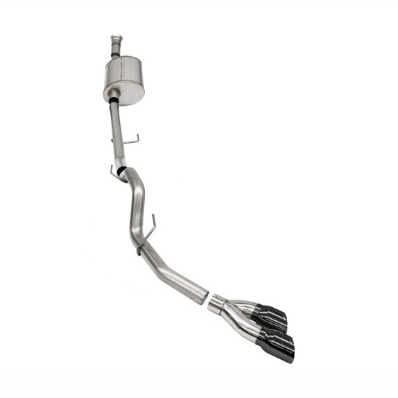 CORSA Performance Corsa 2021-2025 Ford F-150 SuperCab/6.5in Bed 5.0L V8 Sport Cat-Back Single Side Exit-Black PVD