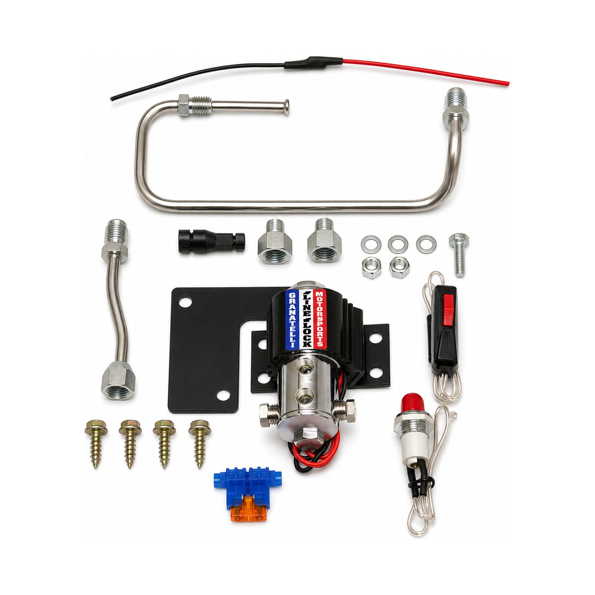 Granatelli 760515 Mustang Tire Fryer 4-port line lock kit