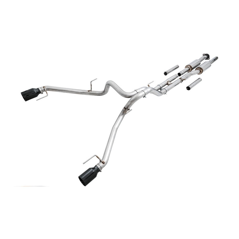 AWE Tuning AWE Tuning 2017+ Ford Raptor 0 FG Performance Exhaust System - w/ Diamond Black Tips