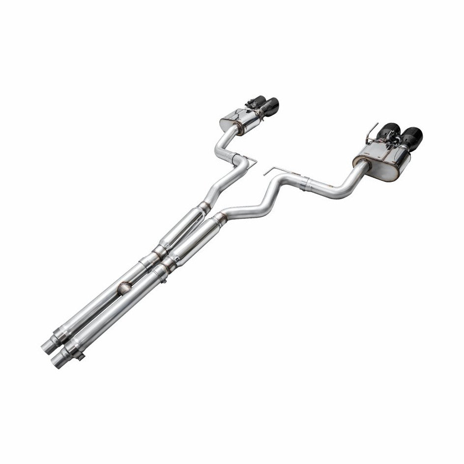 AWE Tuning AWE 2024 Ford Mustang Dark Horse S650 RWD SwitchPath Cat-Back Exhaust w/ Quad Diamond Black Tips