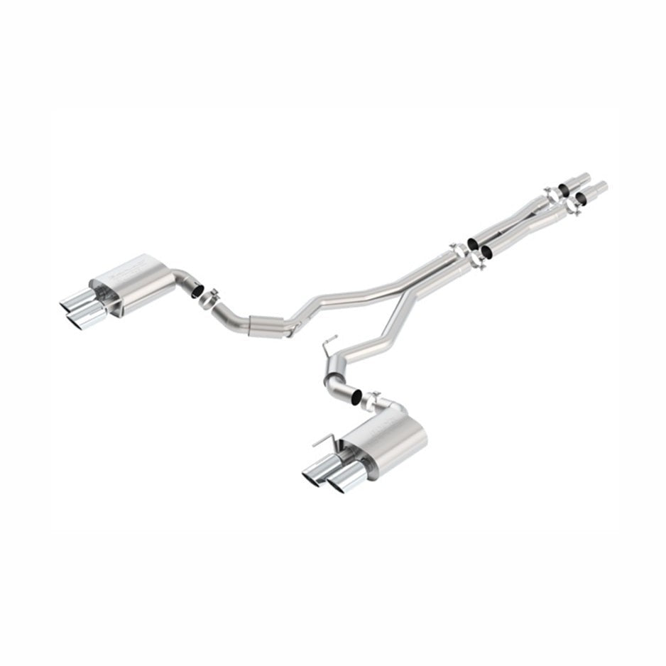 Borla Borla 2018 Ford Mustang GT 5.0L AT/MT (w/o Valves) S-Type 3in Cat-Back Exhaust w/Polished Tips