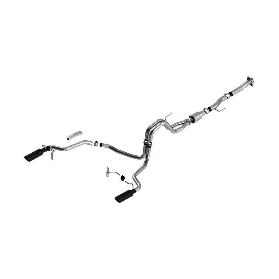 Borla Borla F-150 2021 5.0L 2dr RC SB (122.8 WB) XL/XLT 3/2.25 SRE Cat-Back ATAK Black Chrome Tips