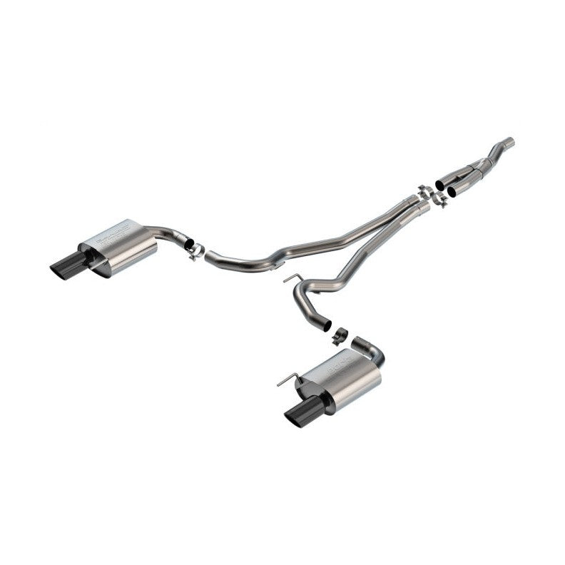 Borla Borla 2024 Ford Mustang 2.3L Ecoboost 2.50 S-TYPE Black Chrome Catback Exhaust - Non-Active