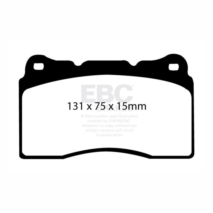 EBC EBC Racing 2017+ Honda Civic Type-R (FK8) RP-X Front Brake Pads