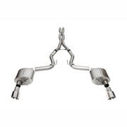 CORSA Performance Corsa 24+ Ford Mustang GT Xtreme Cat-Back Exhaust Sys. 3.0in Dual Rear Exit w/4.5in Pro Series Tips
