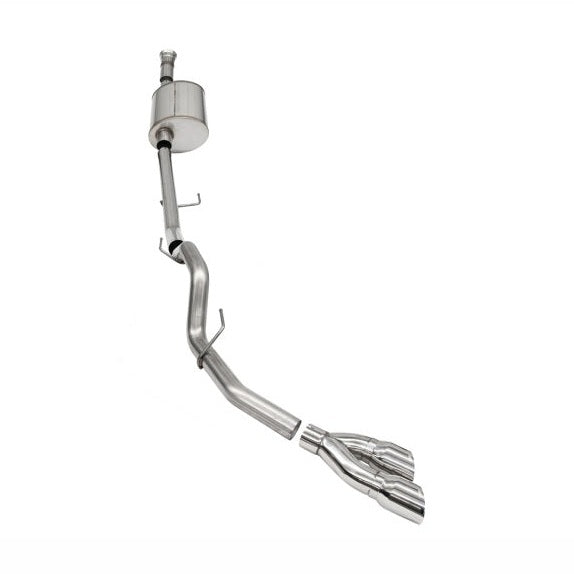 CORSA Performance Corsa 2021-2025 Ford F-150 SuperCab/6.5in Bed 5.0L V8 Sport Cat-Back Single Side Exit-Polished