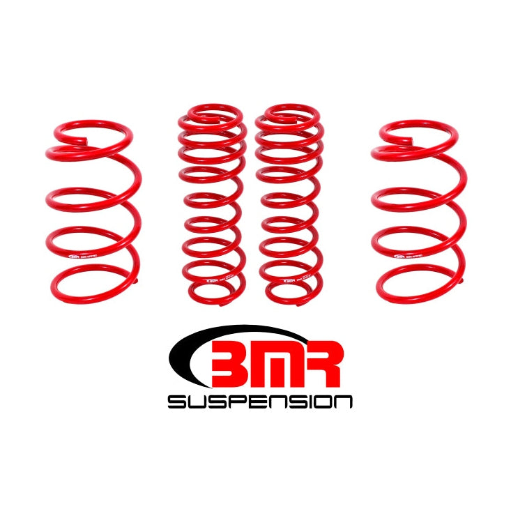 BMR Suspension BMR 07-14 Shelby GT500 Drag Lowering Springs (Set Of 4) - Red
