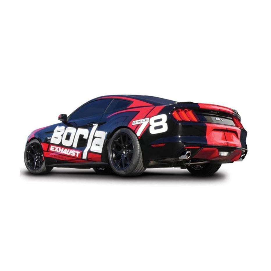 Borla Borla Atak S Cat-Back 15-17 Ford Mustang GT 5.0L V8 MT/AT 2.5in pipe 4in tip