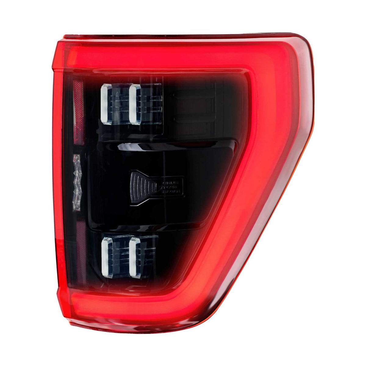 XB LED Tail Lights: Ford F-150 (21-23 / Red Lens / Set)