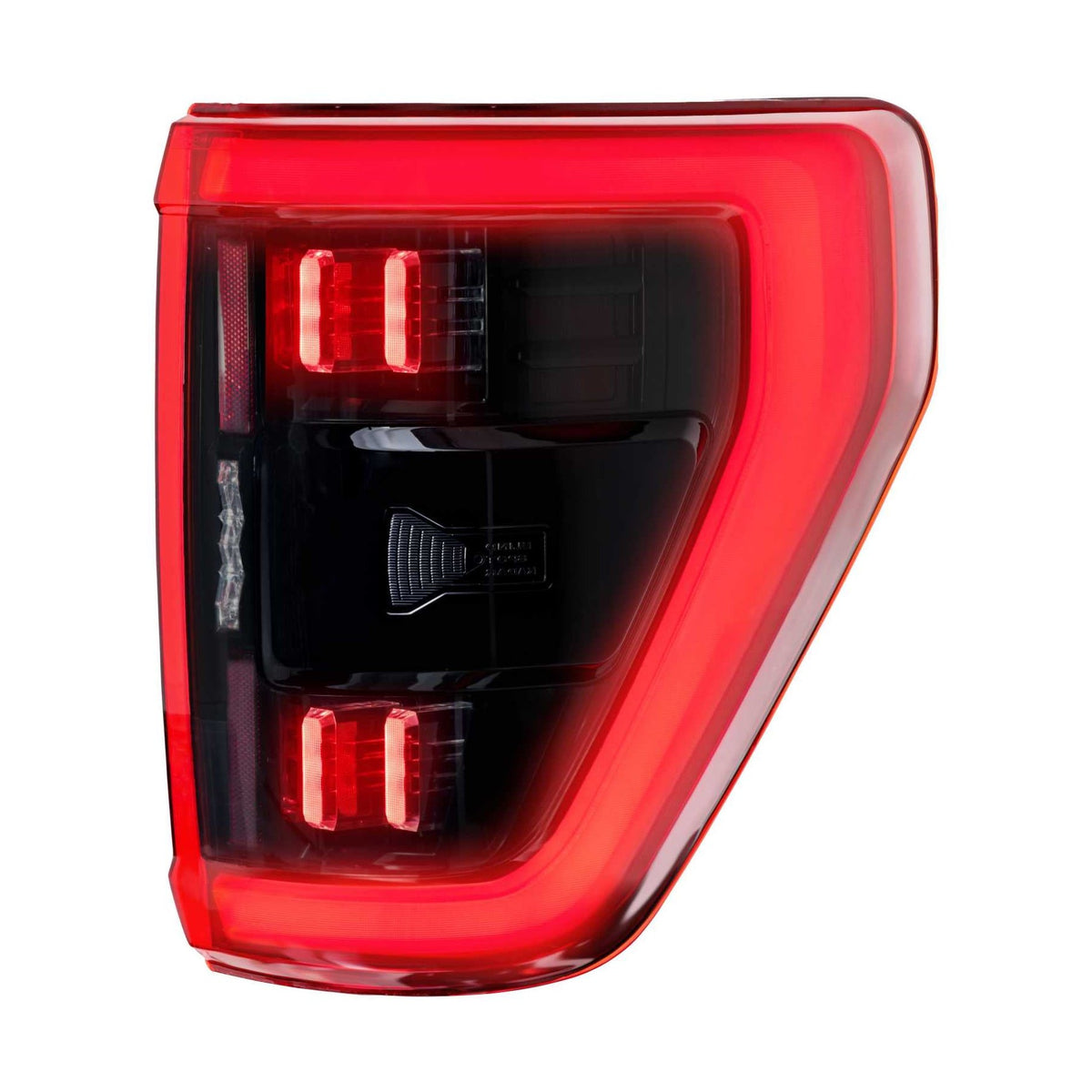 XB LED Tail Lights: Ford F-150 (21-23 / Red Lens / Set)