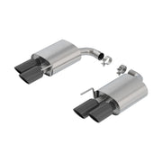 Borla Borla 18-19 Ford Mustang GT 5.0L 2.5in S-Type Exhaust w/o Valves (Rear Section Only) - Black Chrome