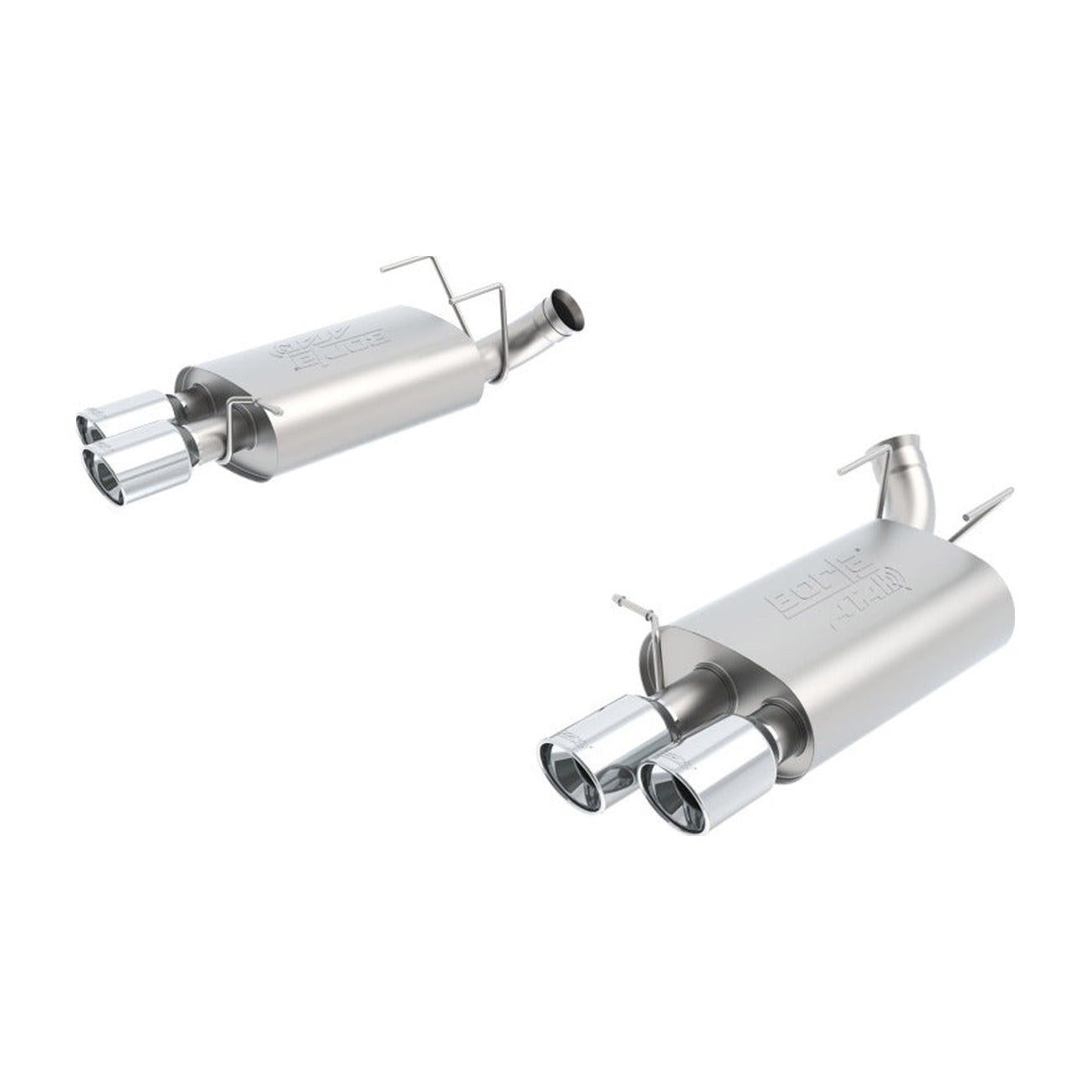 Borla Borla 13-14 Mustang Shelby GT500 GT 5.8L V8 RWD Dual Split Rear Exit ATAK Exhaust Rear Section Only