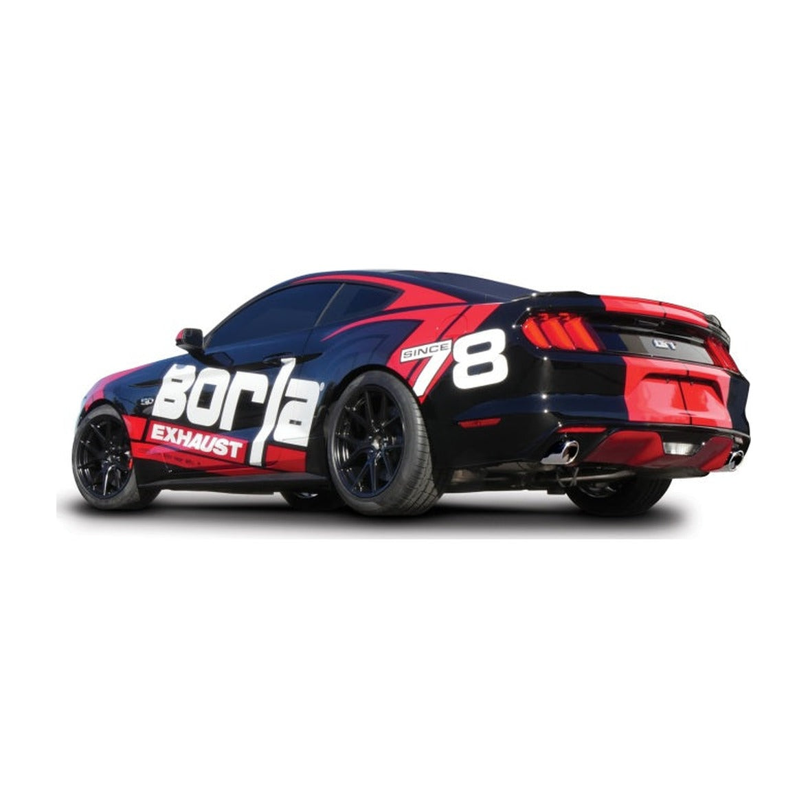 Borla Borla Atak S Rear Section 15-17 Ford Mustang GT 5.0L V8 MT/AT 2.5in pipe 4in tip