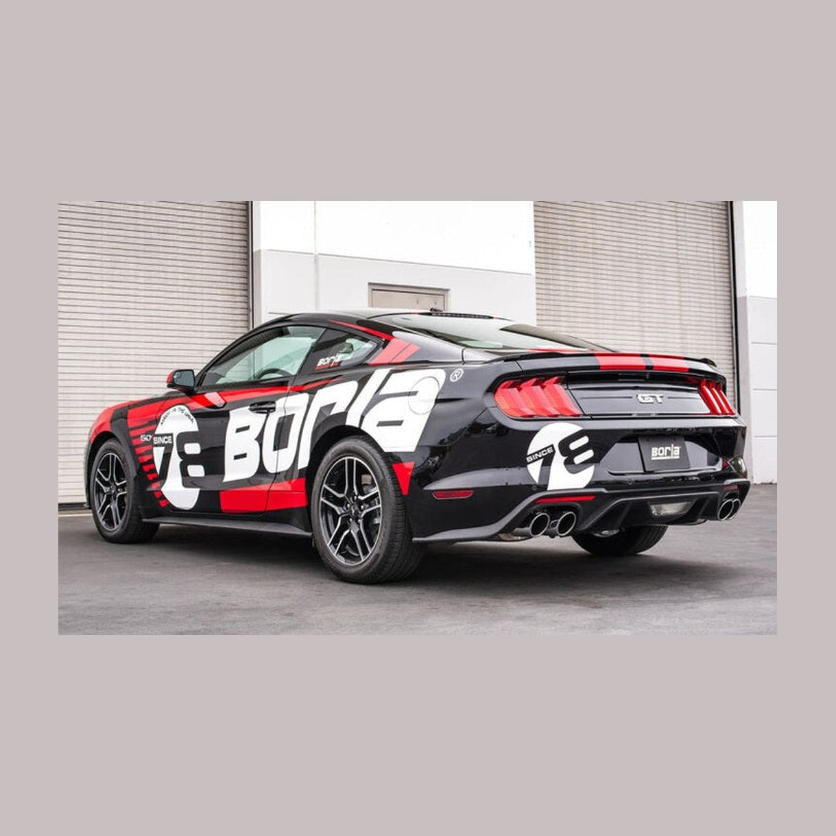 Borla Borla 2018 Ford Mustang GT 5.0L AT/MT 2.5in S-Type Exhaust w/ Valves (Rear Section Only), installed