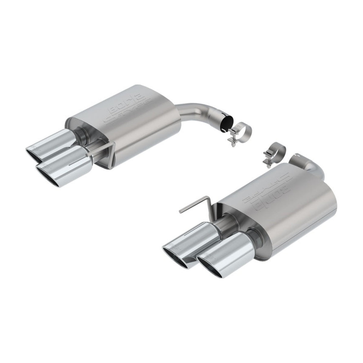 Borla Borla 2018 Ford Mustang GT 5.0L AT/MT 2.5in S-Type Exhaust w/o Valves (Rear Section Only)