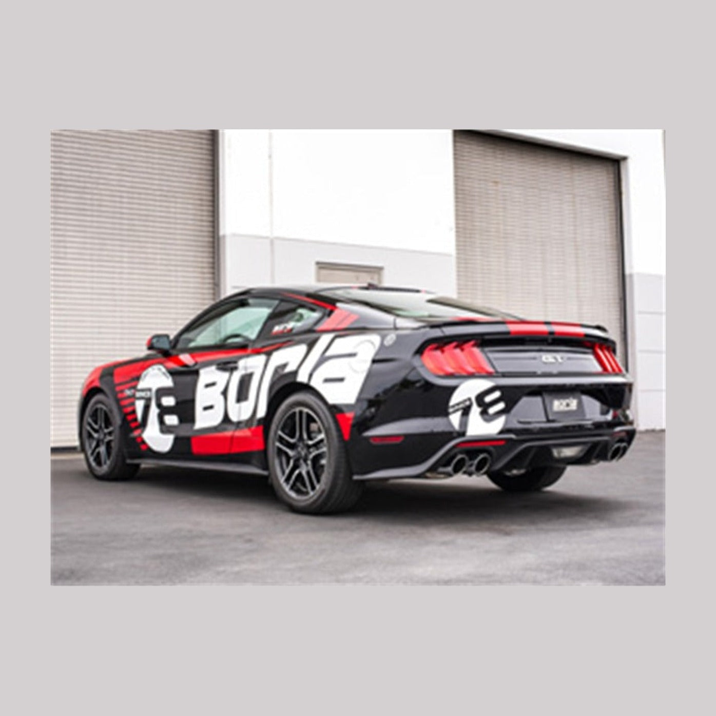 Borla Borla 2018 Ford Mustang GT 5.0L AT/MT 2.5in S-Type Exhaust w/o Valves (Rear Section Only), installed