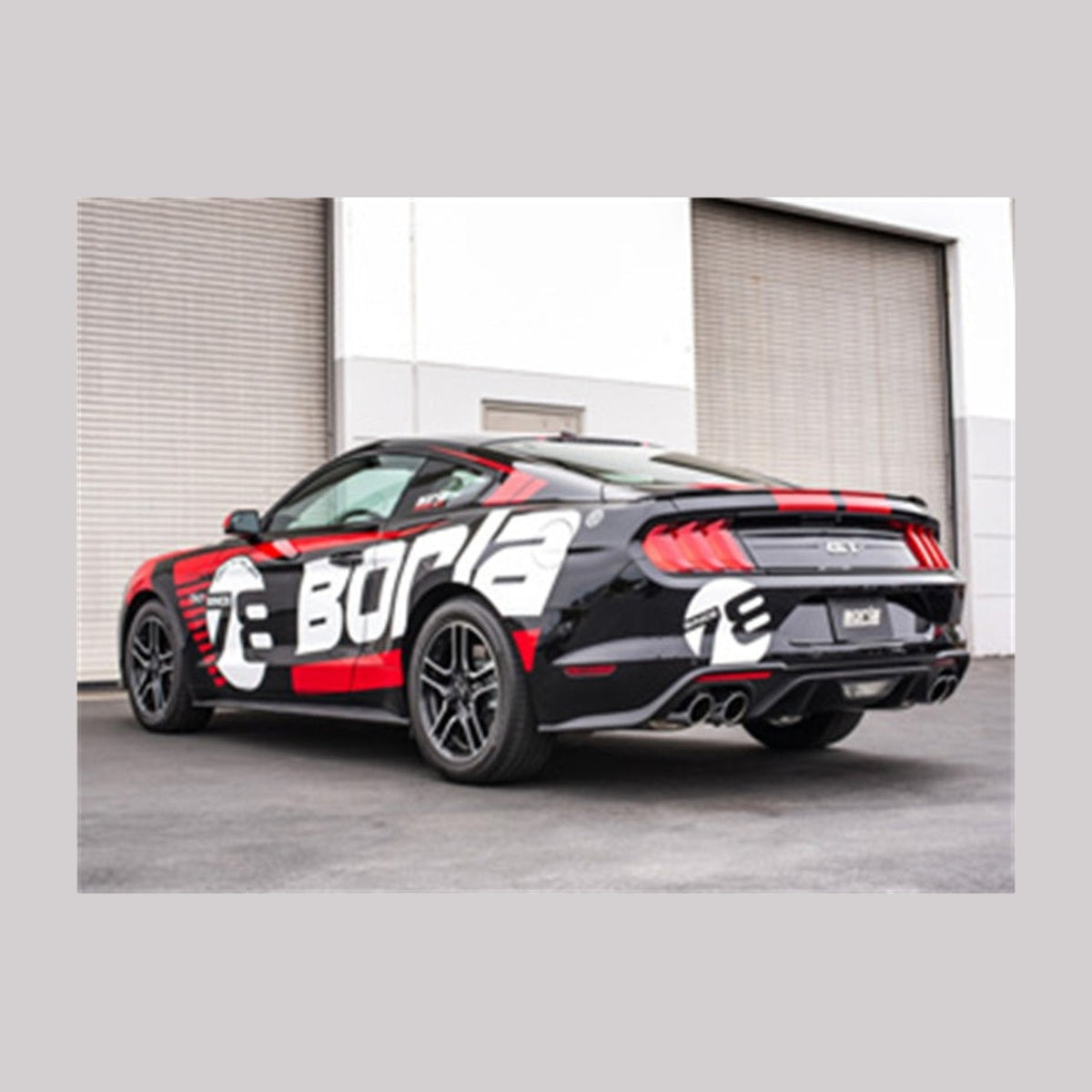 Borla Borla 2018 Ford Mustang GT 5.0L AT/MT 2.5in S-Type Exhaust w/o Valves (Rear Section Only), installed