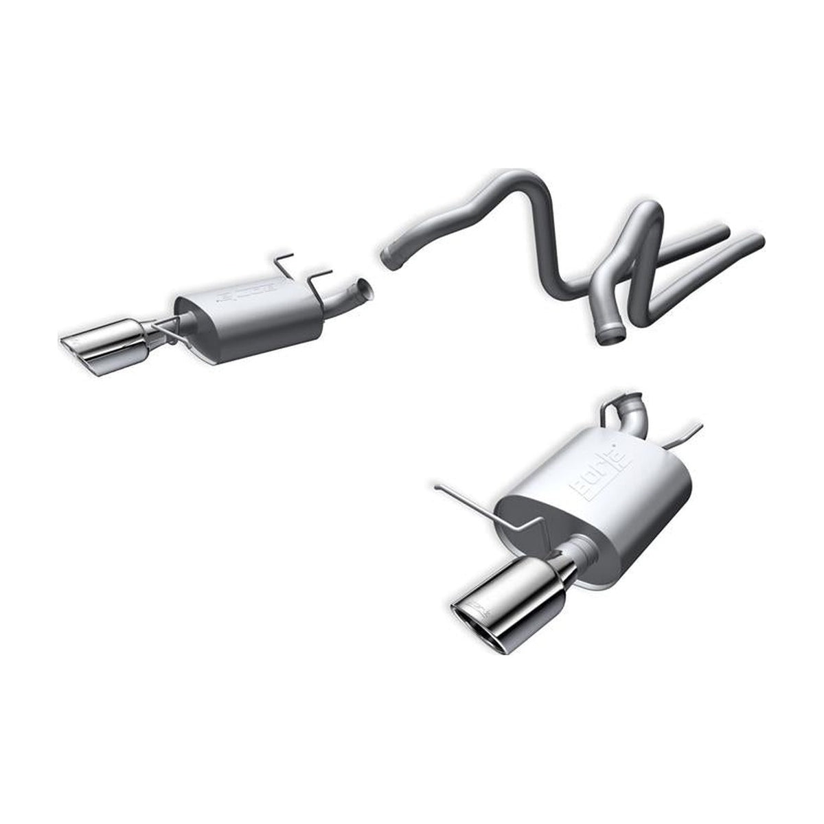 Borla Borla 2011 Ford Mustang 3.7L 6cyl 6spd RWD SS S-Type Catback Exhaust