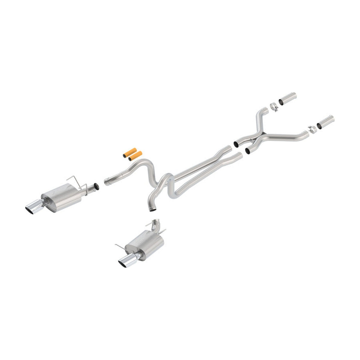 Borla Borla 13-14 Mustang GT/Boss 302 5.0L V8 RWD Single Split Rear Exit ATAK Catback Exhaust