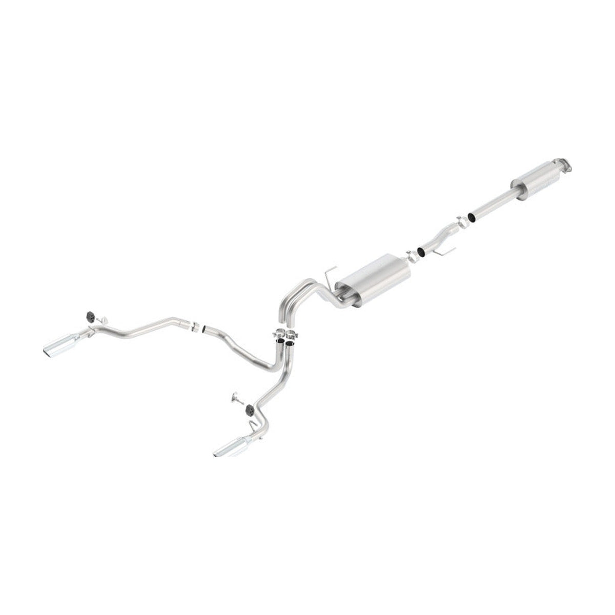 Borla Borla 15-16 Ford F-150 2.7L/3.5L V6 / 5.0L V8 Ext. Cab Std. Bed CB Exh Touring Single Split Rear Ext