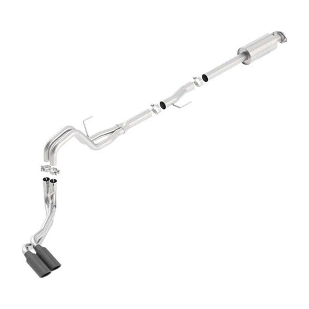 Borla Borla 15-16 Ford F-150 3.5L EcoBoost Ext. Cab Std. Bed Black Chrome CB Exhaust ATAK Truck Side Exit