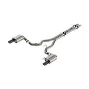 Borla Borla 2024 Ford Mustang GT 5.0L V8 w/o Active Exhaust ATAK Cat-Back Exhaust System - Black Chrome