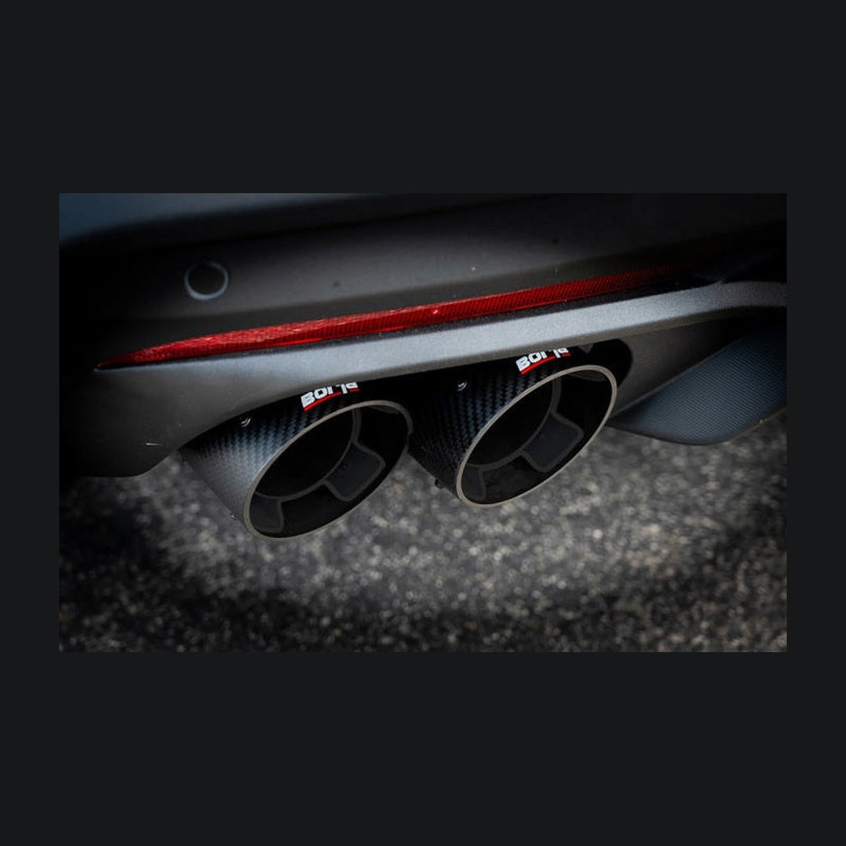 Borla Borla 2024 Ford Mustang GT 5.0L V8 w/ Active Exhaust S-Type Cat-Back Exhaust System - Carbon Fiber