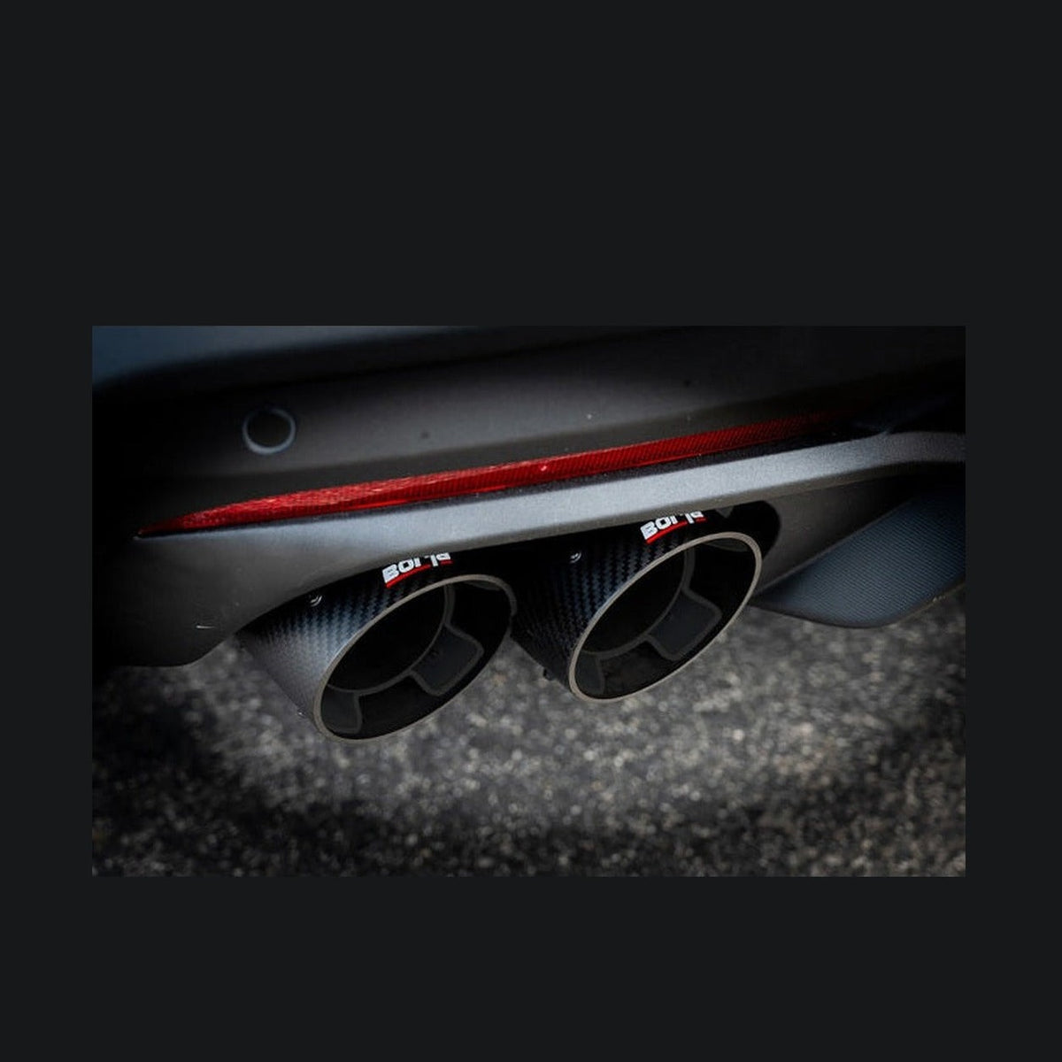 Borla Borla 2024 Ford Mustang GT 5.0L V8 w/ Active Exhaust S-Type Cat-Back Exhaust System - Carbon Fiber