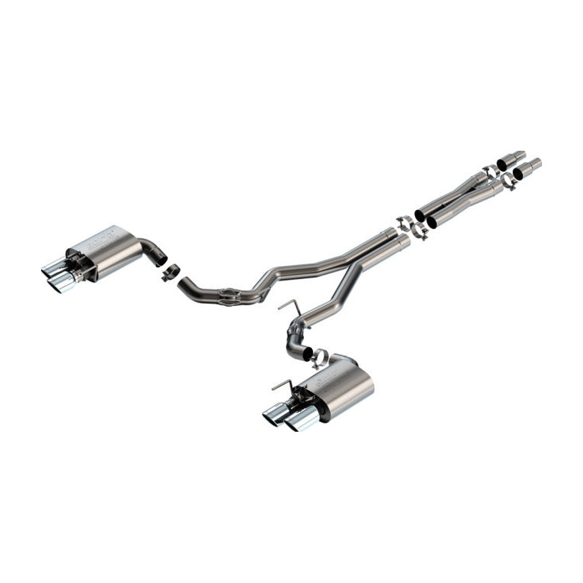 Borla Borla 2024 Ford Mustang GT 5.0L V8 w/ Active Exhaust ATAK Cat-Back Exhaust System