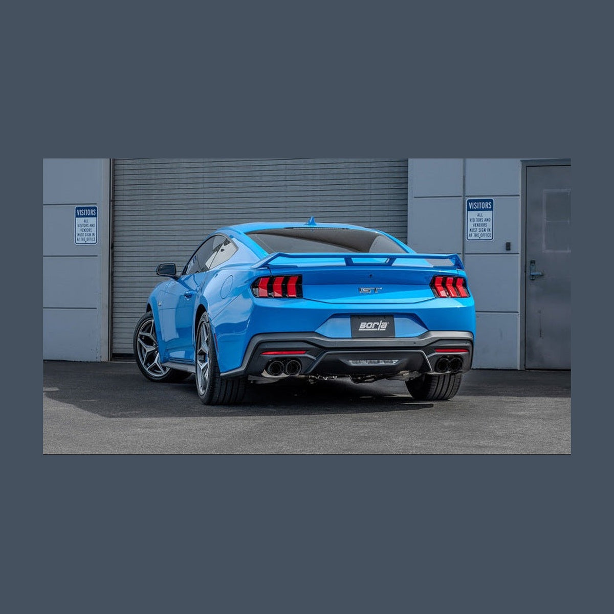 Borla Borla 2024 Ford Mustang GT 5.0L V8 w/ Active Exhaust ATAK Cat-Back Exhaust System - Carbon Fiber, installed