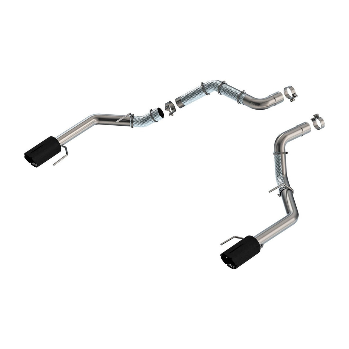 Borla 60727BRCB Brawler ceramic black tail pipe kit