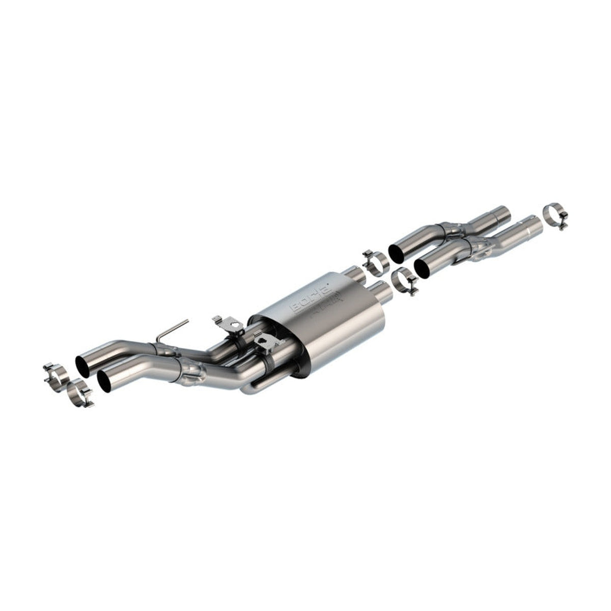 Borla Borla 21-23 Ford Raptor 3in Atak Mid Section Connection Pipe