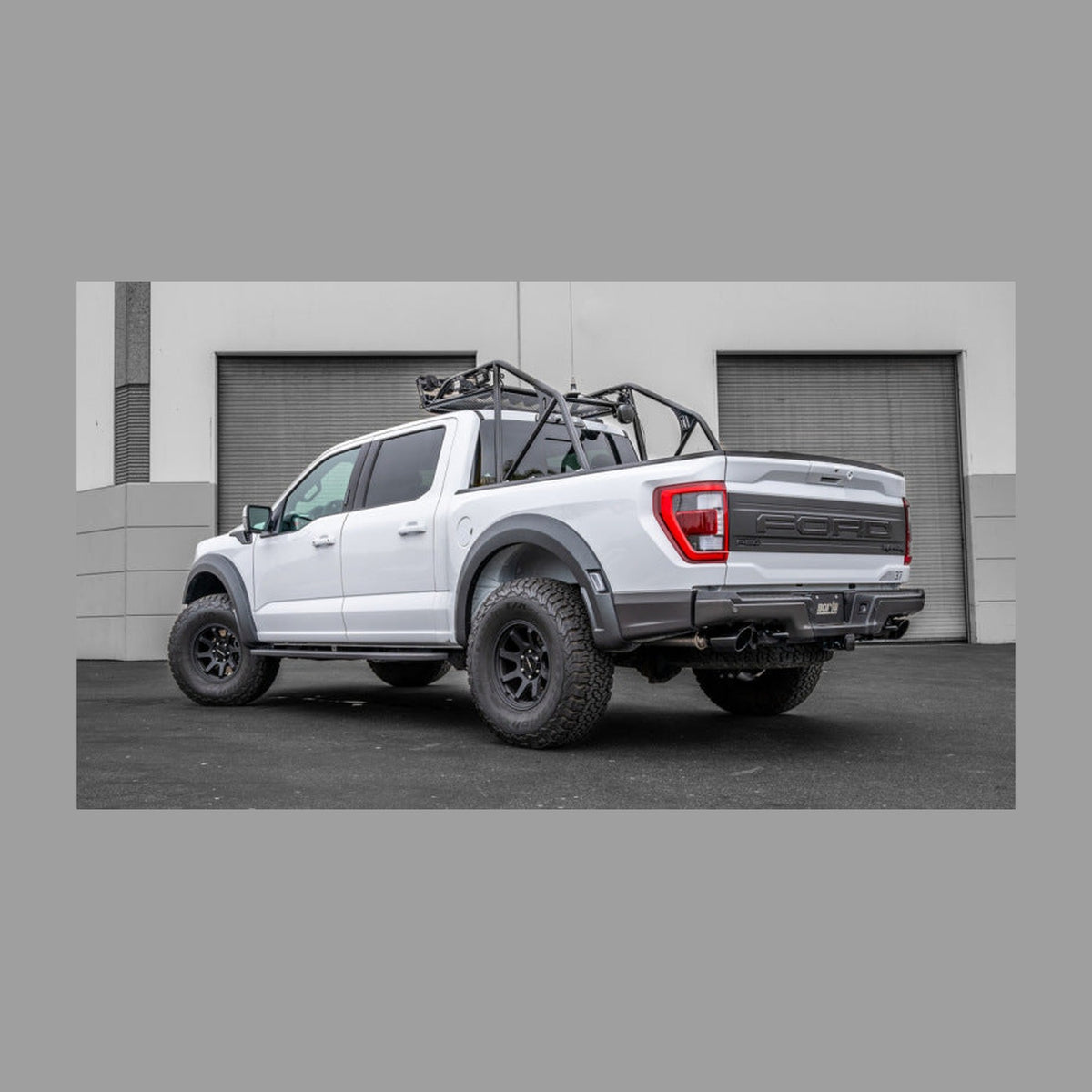 Borla Borla 21-23 Ford Raptor 3in Atak Mid Section Connection Pipe, installed