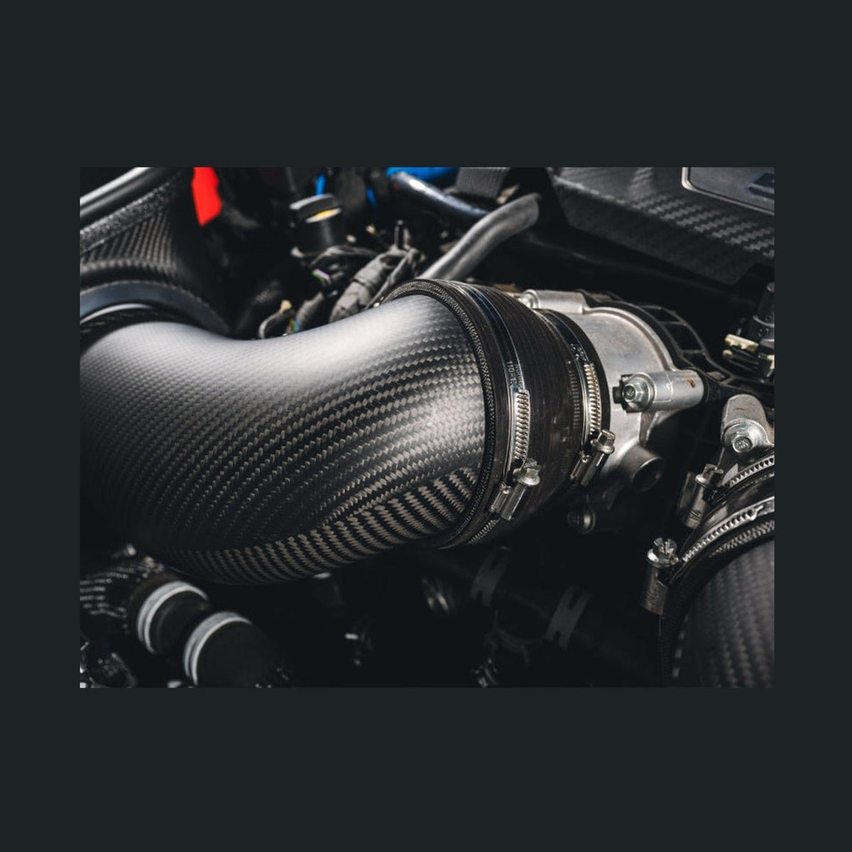 AWE Tuning AWE Tuning 24-26 Ford S650 Mustang GT/Dark Horse S-FLO Carbon Intake, installed