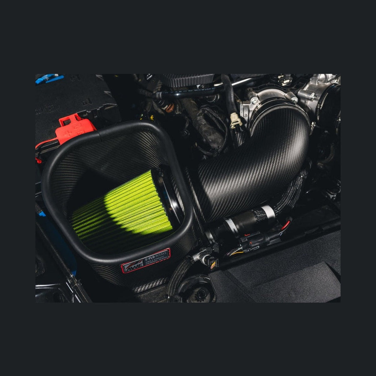 AWE Tuning AWE Tuning 24-26 Ford S650 Mustang GT/Dark Horse S-FLO Carbon Intake, installed