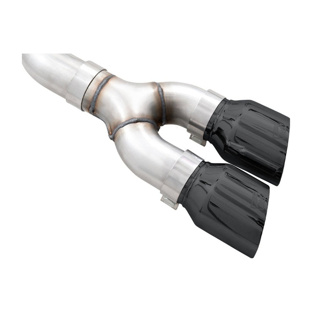 AWE Tuning AWE 21+ Ford F150 Dual Side Exit Cat-Back Exhaust - 4.5in Diamond Black Tips *For Stock Y-Pipe Only